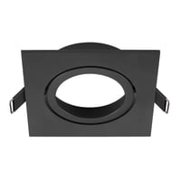 NEW TRIA® 95, plafondinbouwring, L: 11 B: 11 H: 2.6 cm, IP20, zwart