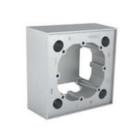 Efapel enkelvoudige opbouwdoos aluminium