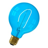 Calex NORA LED colors Globe G95 soft U-filament 220-240V 4W E27, Sapphire Blue 2700K dimmable, energy label B