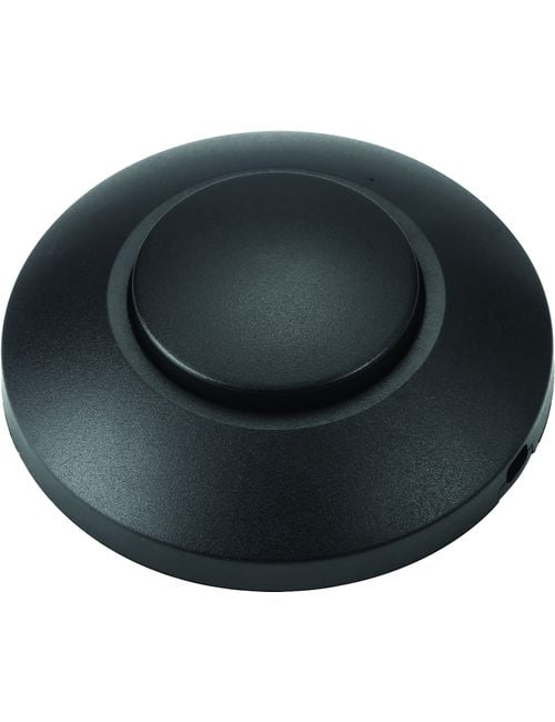 Push Foot Dimmer Trailing Edge LED 0-100W Black