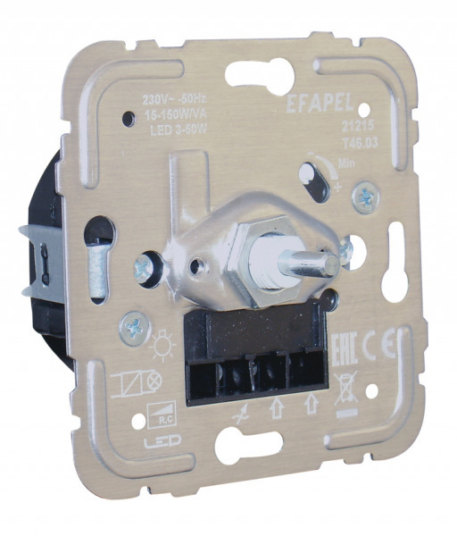Efapel inb. dimmer 3w-50w 150w/led/va