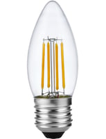 LED E27 Fila Candle C35x100 230V 320Lm 4W 925 AC Clear Dim