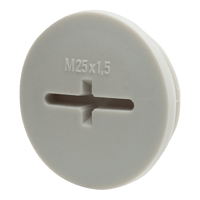 Wiska EVSG25 blindstop M25 grijs