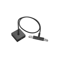 Middenvoeding met kabel voor D-TRACK zwart