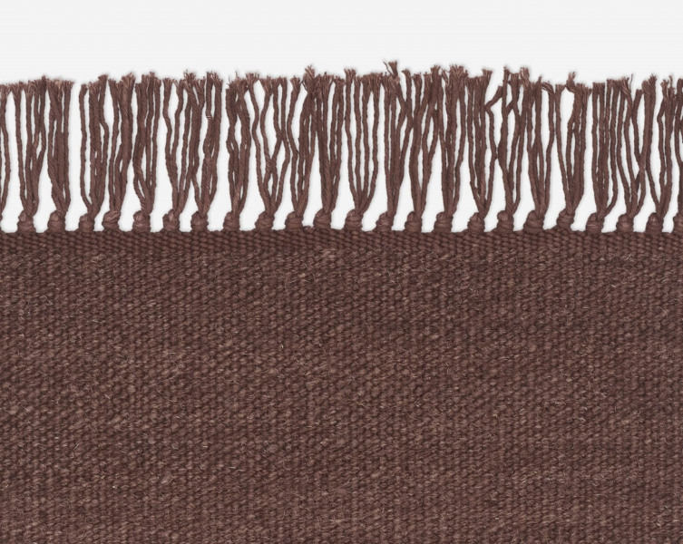 Kvadrat vloerkleed Vintage Plain Bordeaux 0030