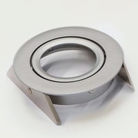 Downlight ring, rond, 87(76)mm, zilver kantelbaar, met bladveren