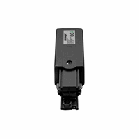 power connector rechts | zwart | voor 3-fase rails