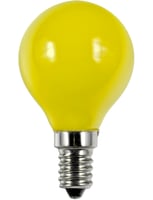LED E14 Fila Ball G45x75 230V 1W AC Yellow Non-Dim