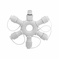 PS230 | 5-weg ring connector | wit