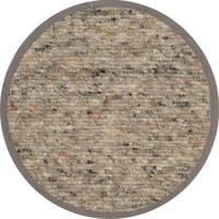Rond wollen vloerkleed Arna Nature Mix 07