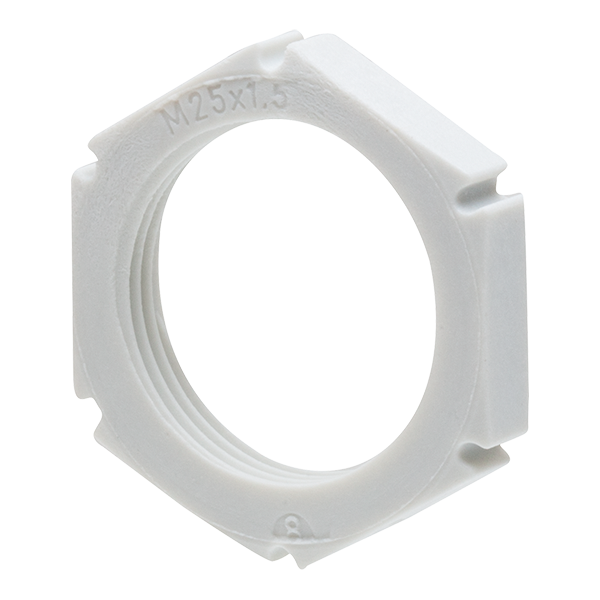 Wiska EMUG25 contramoer M25 grijs