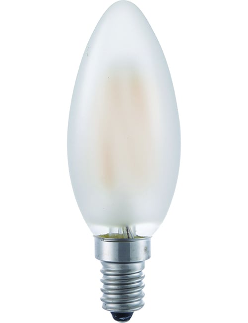 Masterlight - LED E14 Fila Candle C35x100 230V 400Lm 4W 827 AC Frosted Dim SL149127927