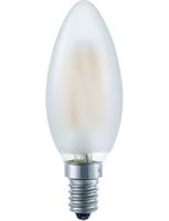 Masterlight - LED E14 Fila Candle C35x100 230V 400Lm 4W 827 AC Frosted Dim SL149127927