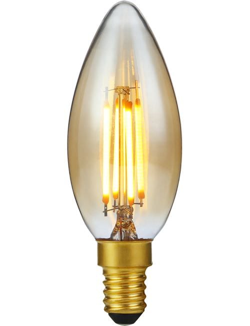LED E14 Fila Candle C35x100 230V 250Lm 4W 922 AC Gold Dim