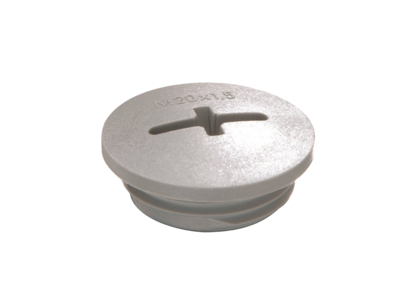 Wiska EVSG25 blindstop M25 donkergrijs