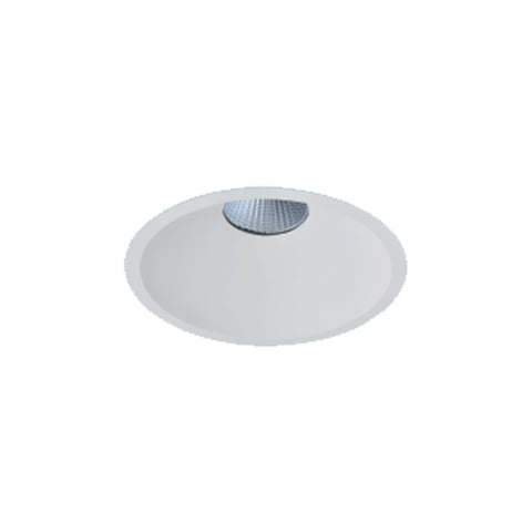 Downlight ring, rond 230(220)mm, wit vast