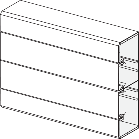 Niko - Installatiekanaal 160x50mm incl. deksel, lengte 2m