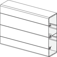 Niko - Installatiekanaal 160x50mm incl. deksel, lengte 2m