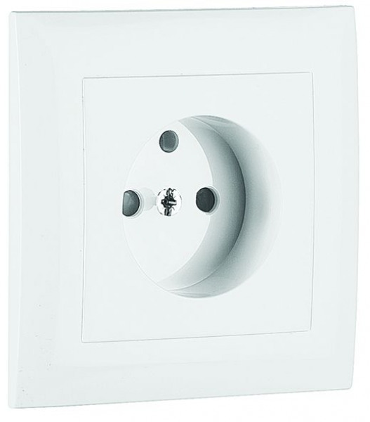Efapel Monoblok Afdekking En Wcd Met Ra Kindvr. (French Type) Wit