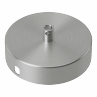 Calex metal ceiling rose 100mm 1 hole, matt nickel