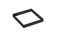 Soft Square Spacer zwart 13mm