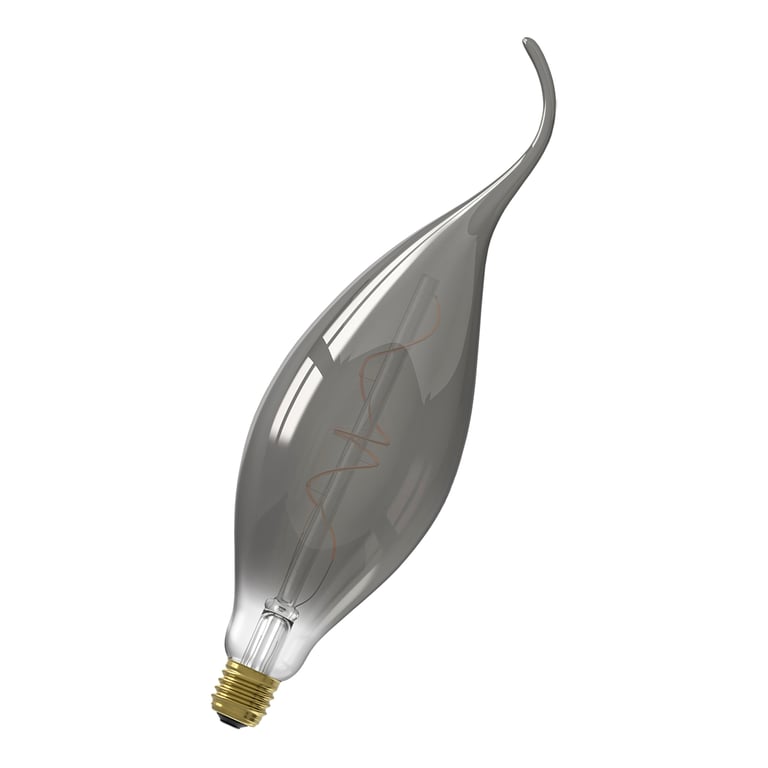 Calex Calpe LED Lamp BXS95 220-240V 4W 60lm E27, Titanium 2100K dimmable, energy label B