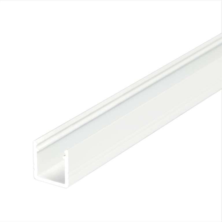 Profiel 10 opbouw 2 m1 wit geschikt voor COB ledstrips van 8mm