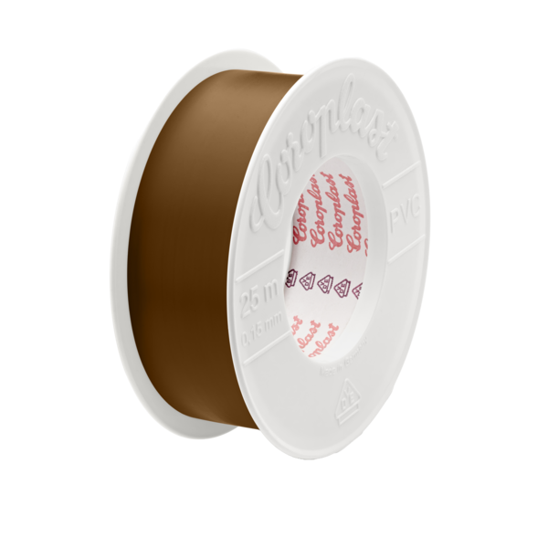 Coroplast 302 tape 30mmx25m bruin