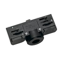 3-Fase Spanningsrail adapter zwart