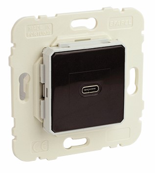 Efapel USB Lader Type C Vermogensafgifte 30W