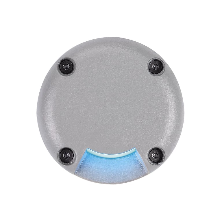 LED PLOT ROUND cover, 1 lichtbundel, zilvergrijs