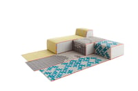 Chaiselongue Gan Rugs Bandas B Yellow