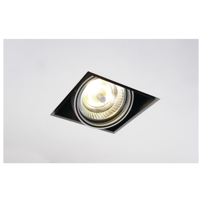 AIXLIGHT PRO 1 FRAMELESS zwart inbouwframe