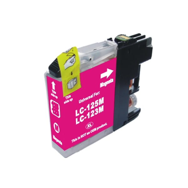 Brother LC-123 M inktcartridge magenta standaard capaciteit huismerk
