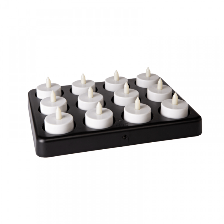 LLYSS | Laadstation voor 12 LED Theelichtjes