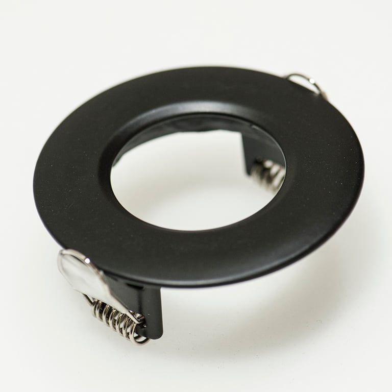 Downlight ring, rond 82(72)mm, zwart