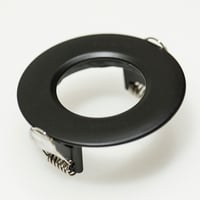 Downlight ring, rond 82(72)mm, zwart