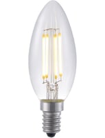LED E14 Fila Candle C35x100 230V 370Lm 4W 925 AC Clear Dim
