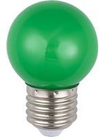 Masterlight - LED E27 Ball G45x72 230V 1W 320° AC Green Non-Dim S027241223