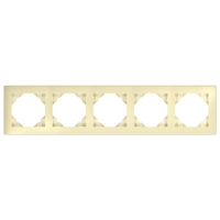 Efapel aquarella afdekr. 5v goud