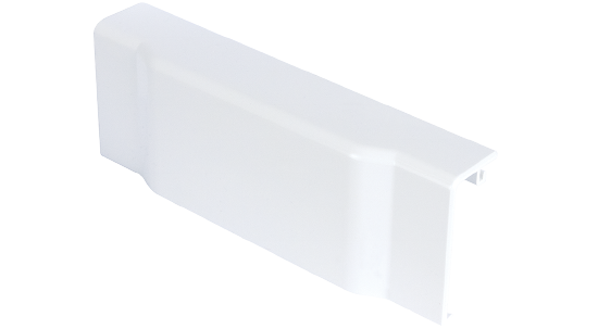 Efapel afleiding met reductie tbv kabelgoot wit b100mm-h50mm