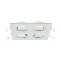 LUMIKO LED-IA-4VVK - Verona inbouwarmatuur, vierkant, 4voudig, 142x142