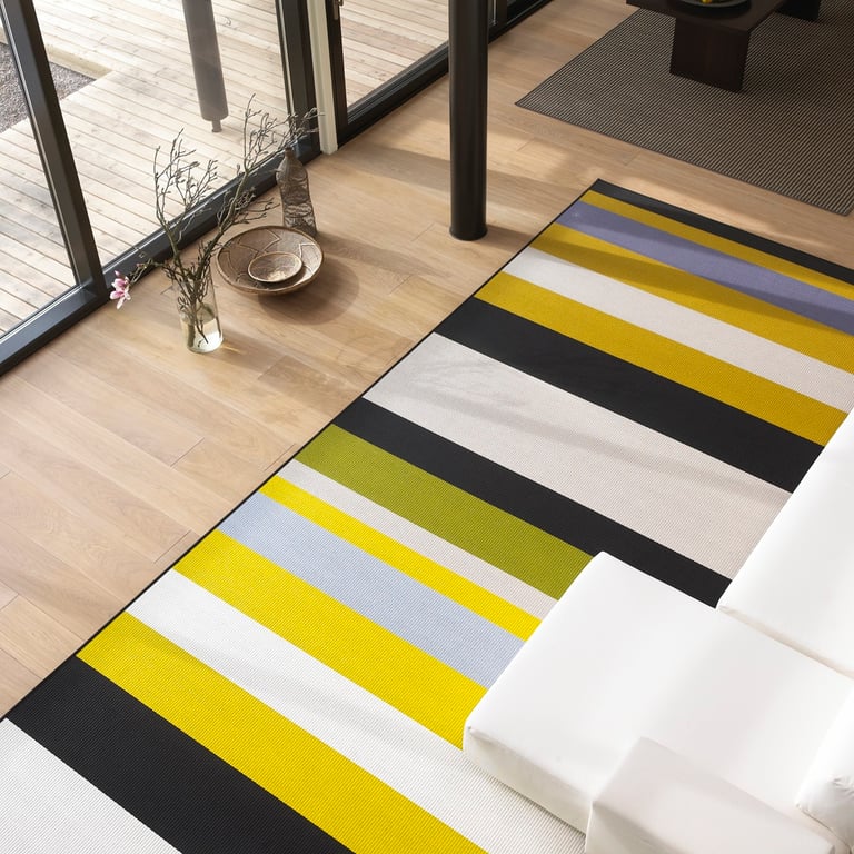 Design vloerkleed Woodnotes Avenue Stone – Yellow 1371522