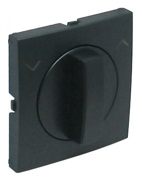 Efapel aquarella knop jalouzie (ventilator) schakelaar (0+1+2) d.grijs