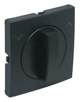 Efapel aquarella knop jalouzie (ventilator) schakelaar (0+1+2) d.grijs