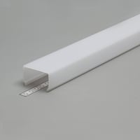 LUMIKO P-AFE9-O-2M - Profiel afdekking E9 voor Prof 30 rechthoekig 2 m