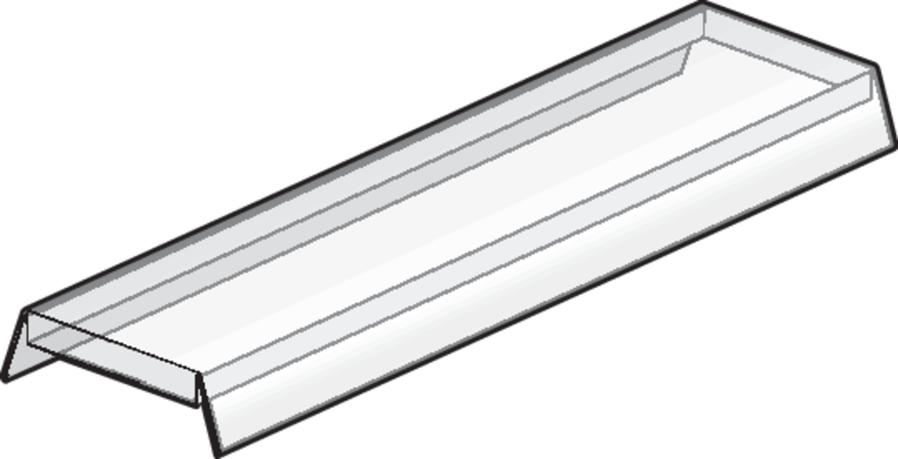 Niko - Vlakke transparante cover, 2 m
