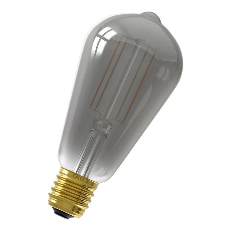 Calex Smart LED Filament Smokey Rustic-lamp ST64 E27 220-240V 7W 400lm 1800-3000K, energy label A