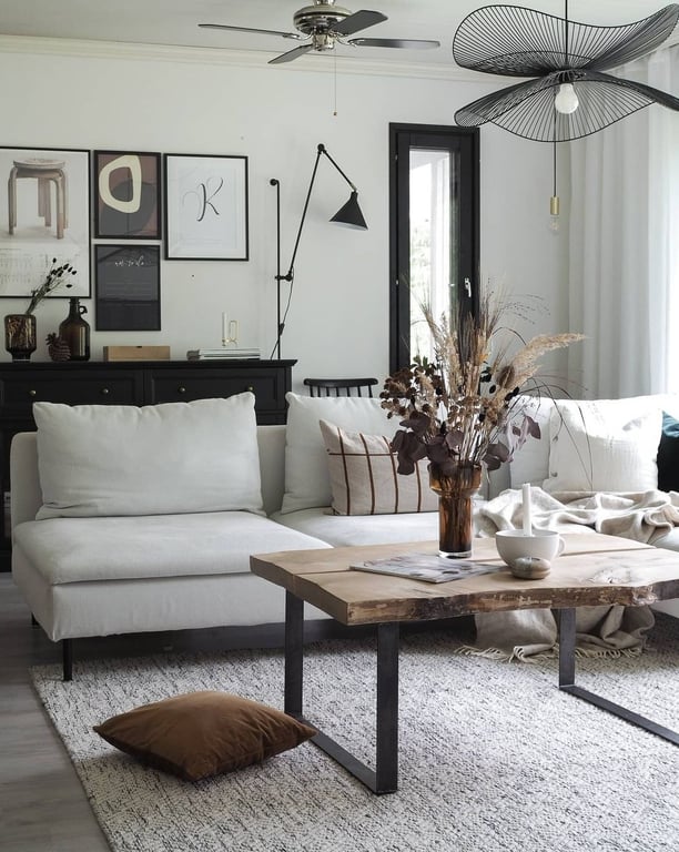 Wollen vloerkleed Nikki Wit