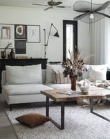 Wollen vloerkleed Nikki Wit
